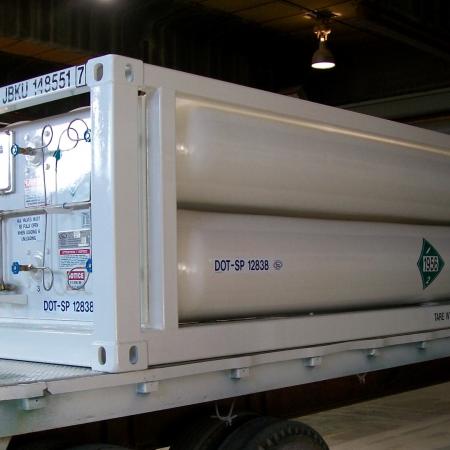 8 Tube MEGC ISO Container 20ft